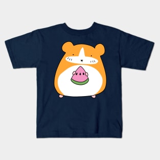 Watermelon Hamster Kids T-Shirt